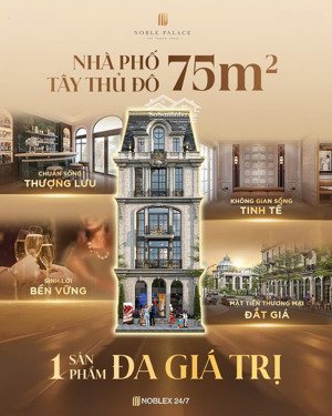 nhà phố tây thủ đô 75m2, một sản phẩm đa giá trị chỉ từ 17,9 tỷ với diện tích sử dụng đến 316m2
