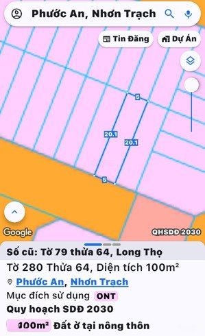 chỉ 1,55 tỷ có lô đất 100 m2 giá rẻ nhất dự án hud - nhơn trạch - đồng nai