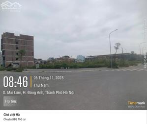 Bán đât tái định cư mai Hiên Đông Anh,đất giáp trung tâm triển lãm quốc gia,giá chỉ hơn 8 tỷ