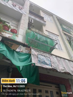 nhà trống vào ở ngay| 4 phòng ngủ lớn| có sân trước nhà| đường rạch cát f.15 quận 8