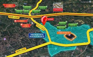 đất nền trung tâm sơn tây hàng hiếm duy nhất 2025. dt 50m2, tiềm năng tăng giá mạnh khu này