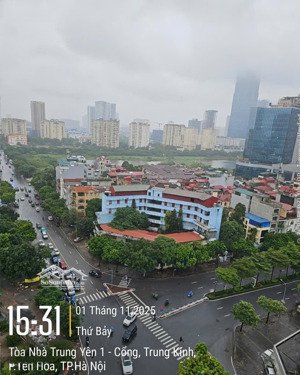 bán căn view đường vũ phạm hàm siêu đẹp tại tại toà trung yên 1, kđt trung yên, 121m2, 3pn2vs