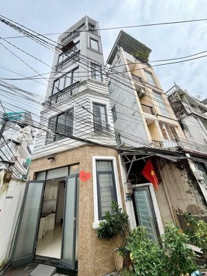 hẻm xe tải v.i.p - nơ tranh long p.7 - gò vấp - 5 tầng 3pn - 3.8m 8m - hơn 5tỷ