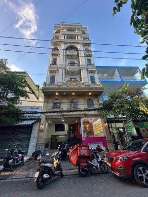 ngôp bank! bán toà nhà mặt tiền âu cơ - tân phú - hầm 6 tầng- dt 5.5x33m - hdt-120 triệu-giá 28ty