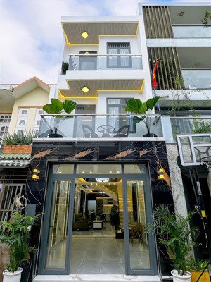 nhà mới đẹp hẻm xe hơi 6m huỳnh tấn phát - xe hơi đậu trong nhà - 6tỷ790