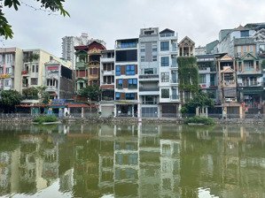 bán nhà mặt hồ 4t*85m phố trần duy hưng phân lô ôtô kinh doanh đỉnh chỉ 32.5 tỷ