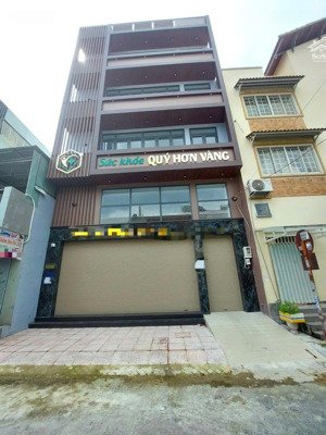 cho thuê tòa nhà 5 tầng 98m2 có hầm và thang máy, hẻm xe tải đường thống nhất.