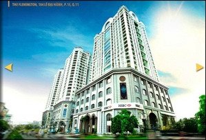 bán nhanh c/c flemington q.11, 82m2/ 2pn+2wc, giá siêu đẹp 6,35 tỷ tặng full nội thất mới 100%