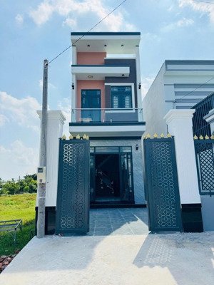 nhà 1 trệt - 1 lầu: 115m2 (5x23m) - 3pn - tân thông hội - củ chi: giá 2 tỷ 550 triệu