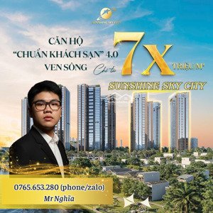 5 tỷ 5 nhận ngay căn hộ cao cấp 2 pn liền kề phú mỹ hưng. sunshine sky city