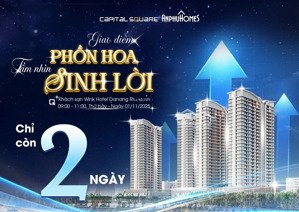 căn góc 2pn capital square chỉ còn vài căn giá tốt nhất thị trường, hỗ trợ vay 70%, ls 0% 24 tháng