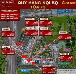 độc quyền quỹ căn ngoại giao 1pn+, 2pn, 3pn, 4pn, căn góc, view nội khu tòa f3 giá tốt nhất dự án