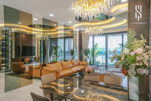 the river - chuyển nhượng 4pn view trực diện sông và landmark - đã có sổ - bàn giao full nội thất