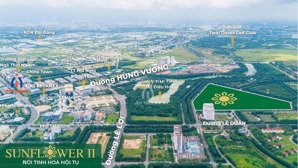 bán biệt thự sunflower ii giá rẻ chỉ 43tr/m2 . nằm sát trung tâm hành chính , đối diện hồ điều hoà.