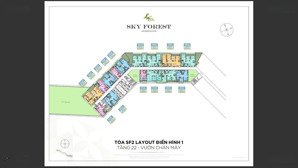 chính chủ gửi bán 2pn2vs 70m tòa skyforest - giá tốt