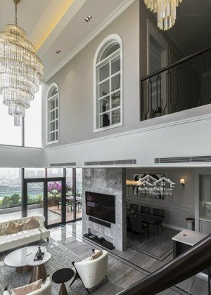 gia đình mình cần bán căn penthouse duplex 310m2 mỹ đình pearl full nội thất cao cấp, view thẳng hồ