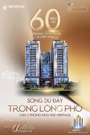 hàng hiếm từ cdt căn 3 pn - view trực diện sông hương - giá tốt - pháp lý chuẩn