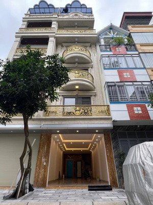 tái định cư thạch bàn. vỉa hè ô tô tránh, kinh doanh, văn phòng. 57m*6tầng*thang máy*gara*full đồ.