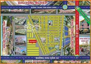 khai trương mở bán 50 lô đất ở dự án central point bến cát tphcm dt 85m2 giá 1 tỷ 900 shr từng nền