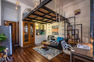 cho thuê duplex vintage ban công cửa sổ thoáng, ở bình thạnh gần phú nhuận giáp q1 full nội thất