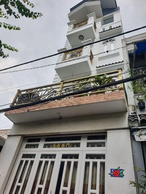 6,29 ty - 4 tầng 52m2 ; 4 * 13 đường lô tư - gò xoài giáp tân phú