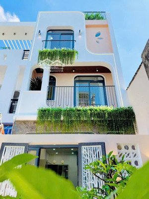 bán nhà xây mới hẻm xe hơi đường phan huy ích, p.12, 4,5 x 10, 3 tầng giá 5.95 tỷ tl