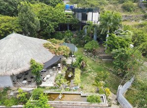 bán nhà vườn lưng tựa núi mặt hướng biển có quán cà phê