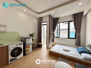 studio ban công - máy giặt riêng mới 100% ngay hoà bình | ngã tư bốn xã - zl 