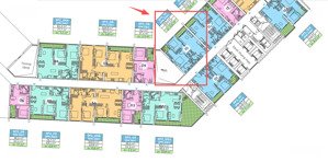 bán căn hộ 2 ngủ 63.4 tầng cao có khe thoáng view trọn biệt thự đảo ( căn hoa hậu đẹp ) tòa sf2