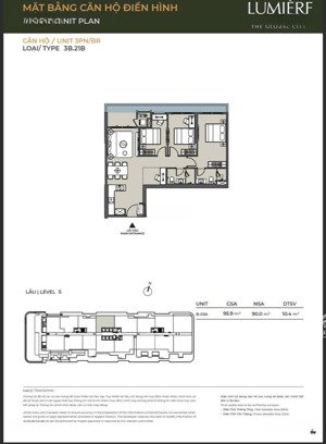 thu huề vốn căn hộ 3pn sân vườn lumiere midtown 110m2 giá chỉ 14 tỷ