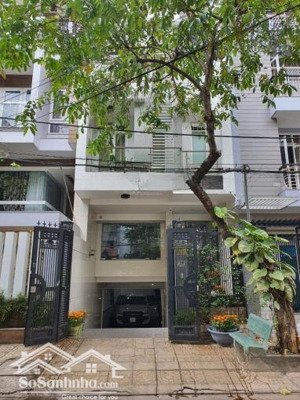 cho thuê nhà mt kdc trung sơn, dt. 5x20m, hầm 1 trệt 3 lầu nhà mới đẹp giá 34 triệu/th lh