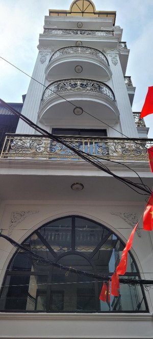 nhô 13 tỷ sài đồng nhà 55m² xây mới 7 tầng thang máy lô góc, gara 2 ô tô phong cách châu