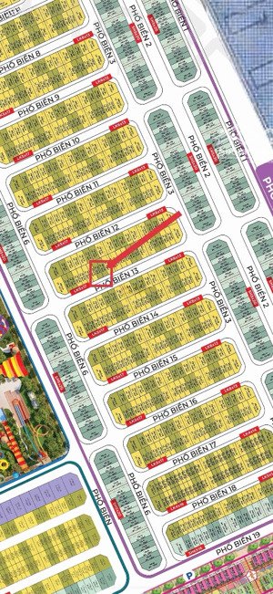 bán liền kề phố biển 85m2 giá 13,1 tỷ hướng đông nam, đường thông ngay chung cư và biển hồ