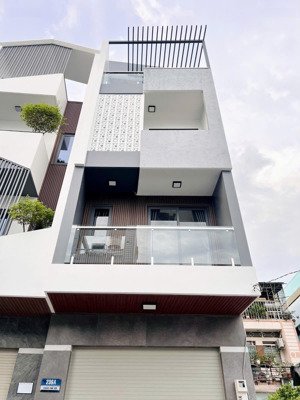 bán nhà mới xây 2 lầu 1 sân thượng mặt tiền trần thủ độ, p. phú thạnh, q. tân phú giá 8.9 tỷ