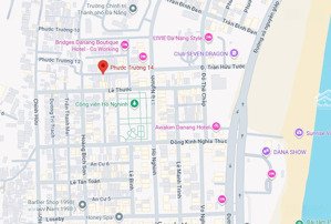 bán lô mt phước trường 14, khu phố khách du lịch khách hàn, chỉ vài bước ra biển phạm văn đồng.