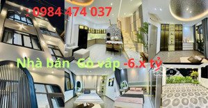 bán nhà mới xây đẹp đường văn thọ, phường 9, gò vấp 4 tầng, full nội thất chỉ 6.58 tỷ (bớt lộc)