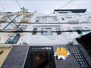 lê hoàng phái p17 gv - ngang đẹp 5.3m - 4 tầng 43m2 - hẻm 3.5m thông - gần mặt tiền đường