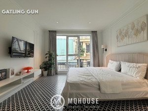 căn studio mới 100% thang máy hầm xe an ninh có sân vườn ngay trung tâm sát q1