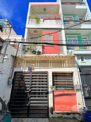 nhà mới 3 tầng câp vách tân phú - hẻm xe hơi - 60m2 - sổ đẹp - 5 ty 750