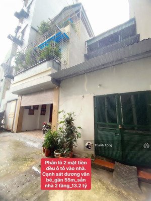 tin thật_nhà 2 mặt ngõ ô tô_sát dương văn bé_gần 55m_13.2 tỷ
- trước sau nhà đều là mặt ngõ