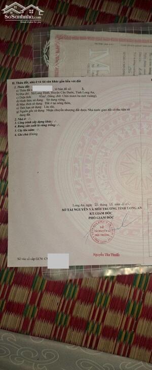 Cần ra nhanh nền đất 93m2 KDC Bà vệ , cách KCN Thuận Đạo 800m