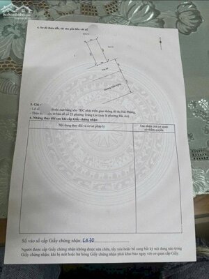 Bán gấp siêu phẩm đường 19m tại TĐC Tràng Cát dt 40m2 giá chỉ 2 Tỷ320tr ra lộc.