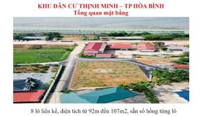  ĐẤT PHONG THỦY SINH LỘC – VIEW SÔNG ĐÀ – 2 MẶT TIỀN SINH SONG PHÚC TẠI TP. HOÀ BÌNH!
