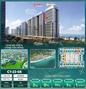 bán gấp căn hộ sun centro town, bãi cháy, hạ long, 2,222 tỷ, 34.2m2 chiết khấu 15%