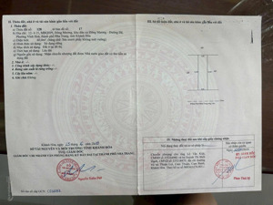 bán đất mặt tiền thân nhân trung tái định cư hòn xện, vĩnh hoà bắc nha trang