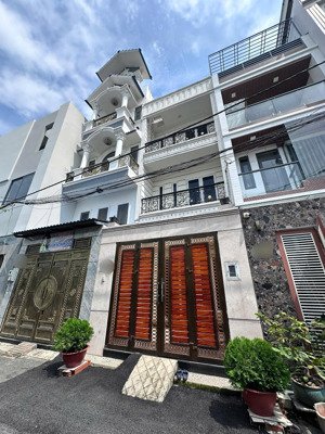 nhà hẻm sát chợ thủ đức - nhà 1 trệt 2 lầu xây mới - đường xe hơi , khu dân cư an ninh , sạch sẽ