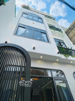 nhà mới xây sau mặt tiền 1 căn, lê văn thọ p9, 5,2x9m 3 lầu, 3 phòng 3wc, 6,2 tỷ