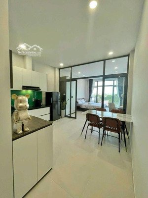 căn hộ 1pn 1pk, 40m2, nội thất đầy đủ, thang máy, hầm xe lớn, bảo vệ 24/24, cách q1 5 phút đi xe