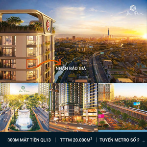 ch cao cấp la pura - 300m mặt tiền ql13 & metro số 2 trước nhà - vị trí vàng tăng giá tương lai!