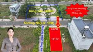 lô góc 8m ôm hành lang công viên cát tường phú hưng chỉ 2.08 tỷ